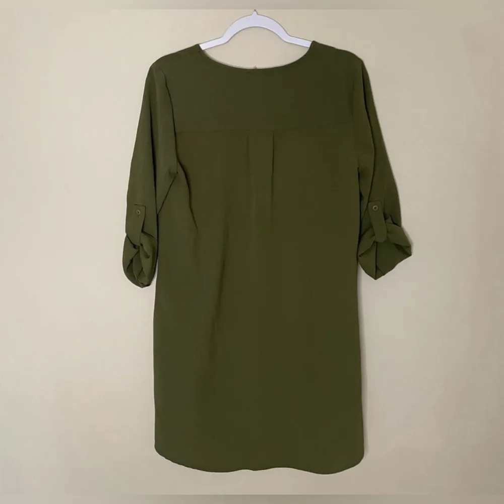 Entro Olive Green Tunic Dress - Image 2