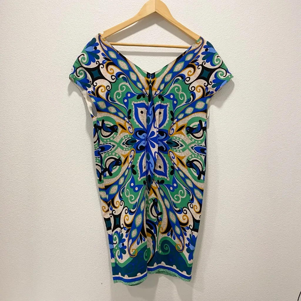 Maeve by Anthropologie Women's Floral V-Neck Midi Dress - Small - Image 4