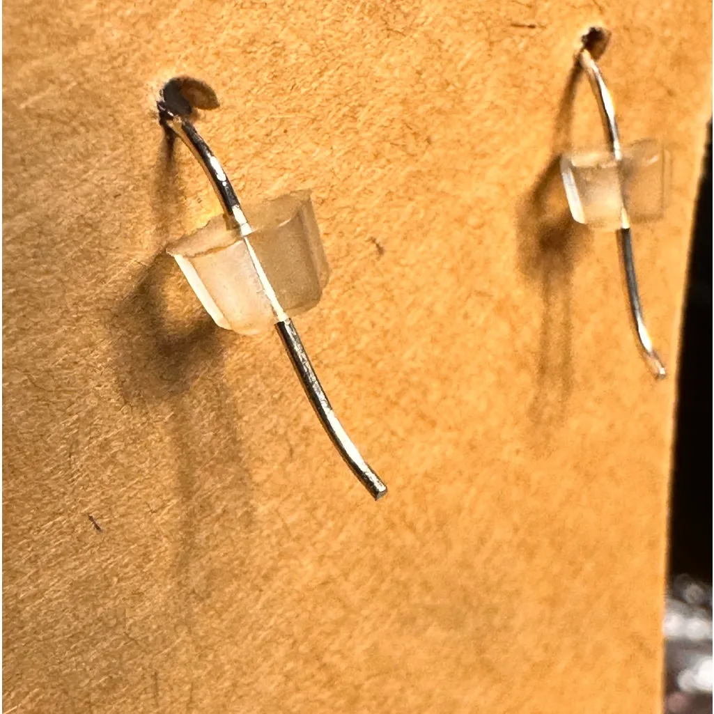 Sunrise Mother of Pearl Shell Freshwater Pearl & Sterling Silver Earrings - Image 2