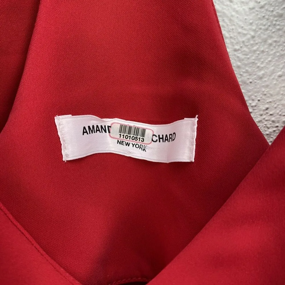 Amanda Uprichard Red Cairo Cami Tank Top - Image 4