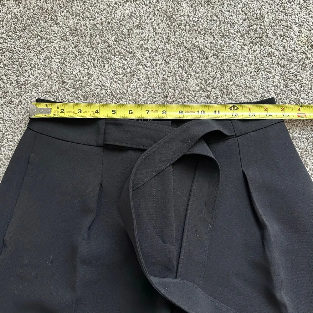 White House Black Market black belt wide leg crop dress pants size 6 NWT - Image 12