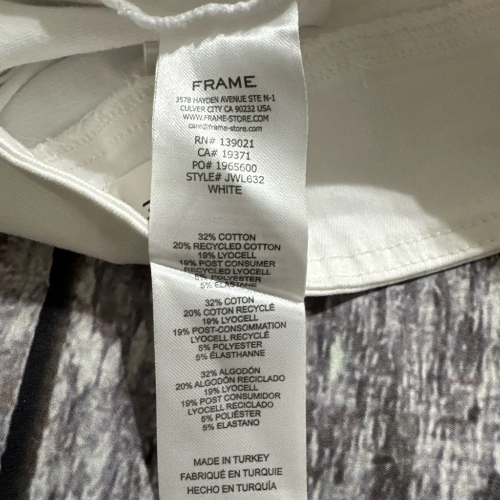 FRAME White Flare Jeans - Image 8