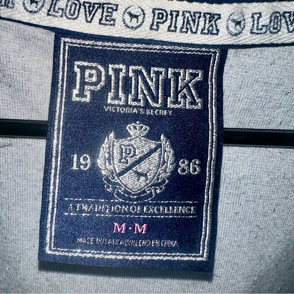 Y2K VS PINK Bling Full Zip Hooded Jacket! - Image 5