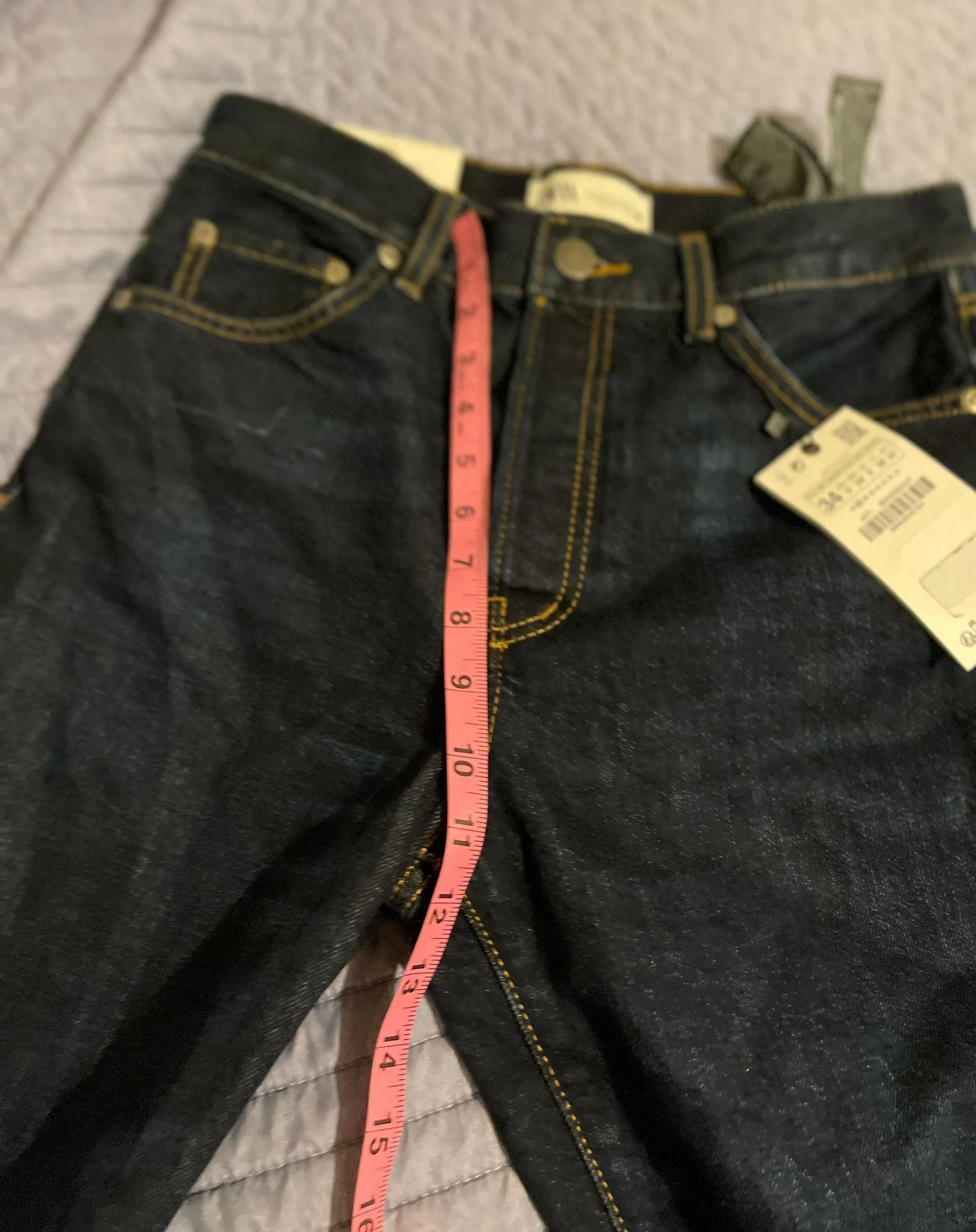 ZARA The Loose Fit Jeans Indigo blue - Image 7