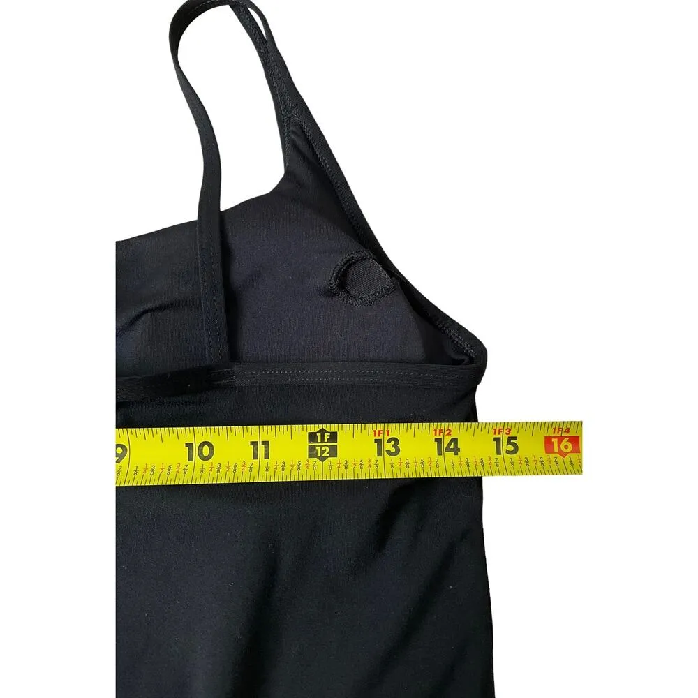 Victoria's Secret Black Running Padded Top Activewear Size Medium | 20-27 - Image 5