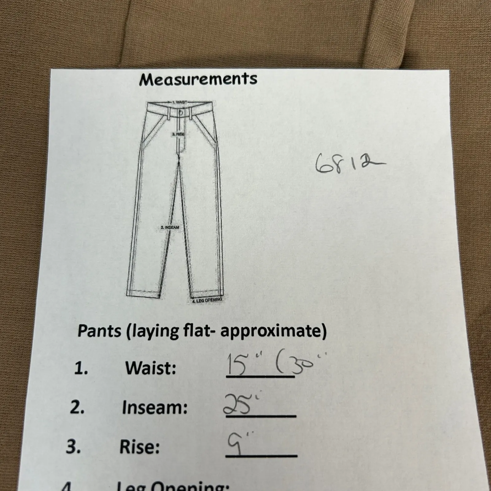 Grace Elements Women's Tan Stretch Pants Size M Athleisure Workwear Travel - Image 4