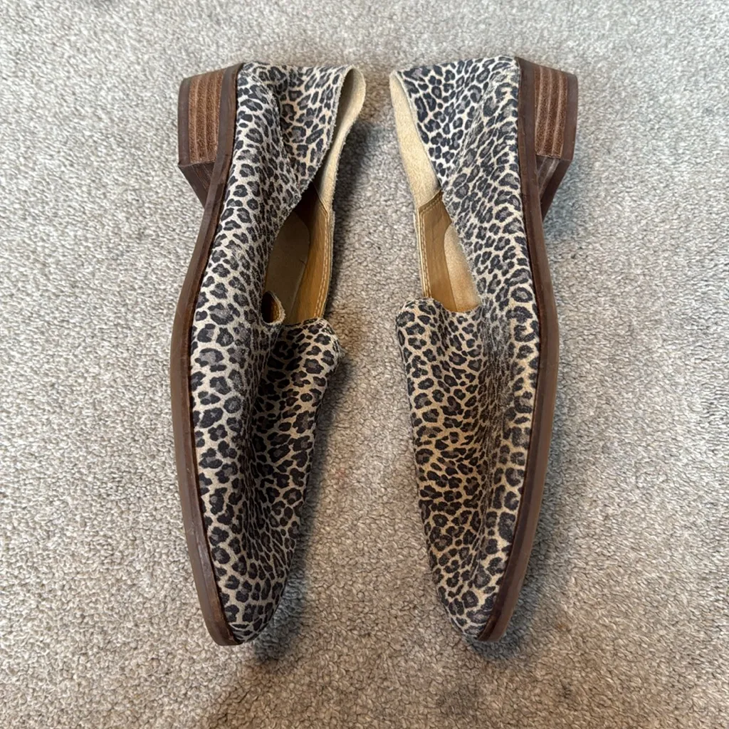 Lucky Brand Cahill Leopard Print Loafer Flats Size 8.5 - Image 2