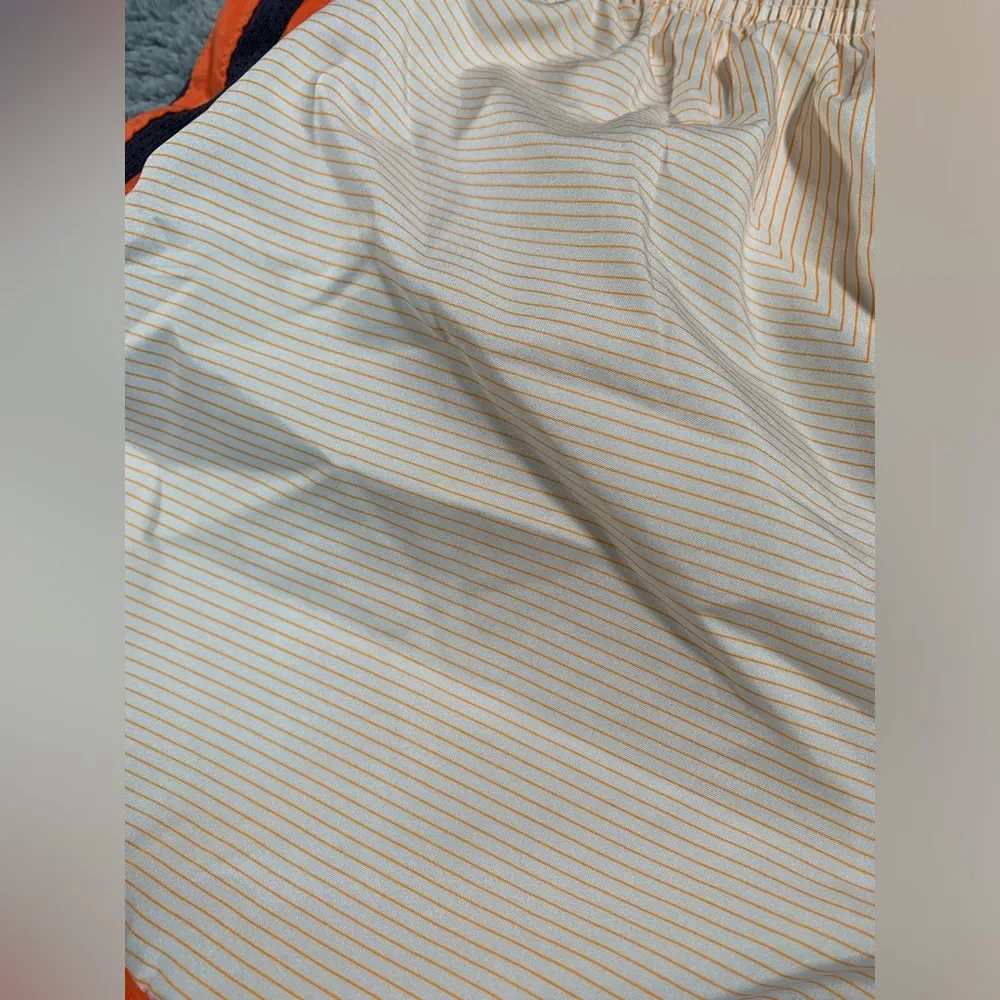 Nike medium orange striped shorts - Image 3