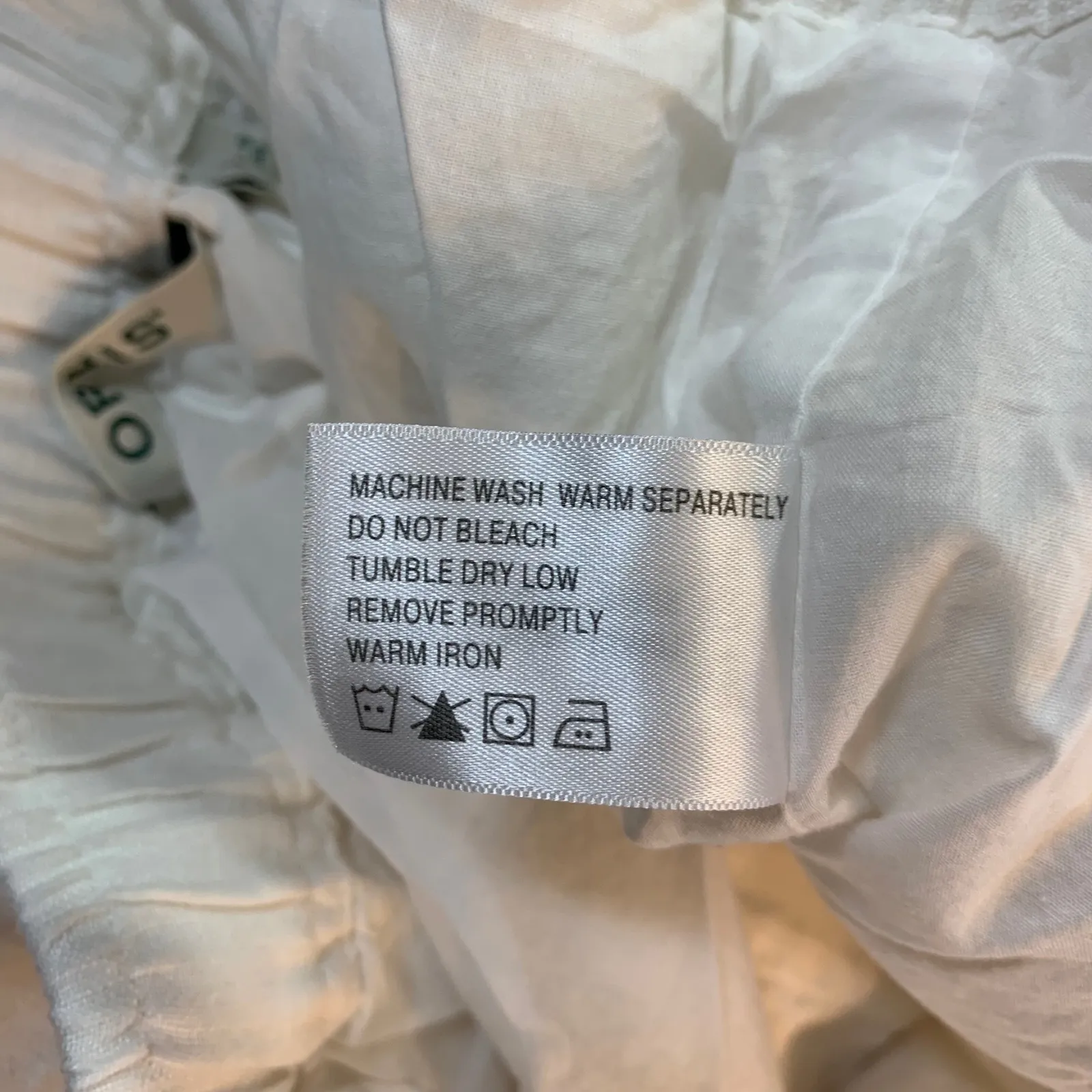 White Linen Pants Womens L‎ Coastal Resortwear Old Money Beachcore Minimalist - Image 4