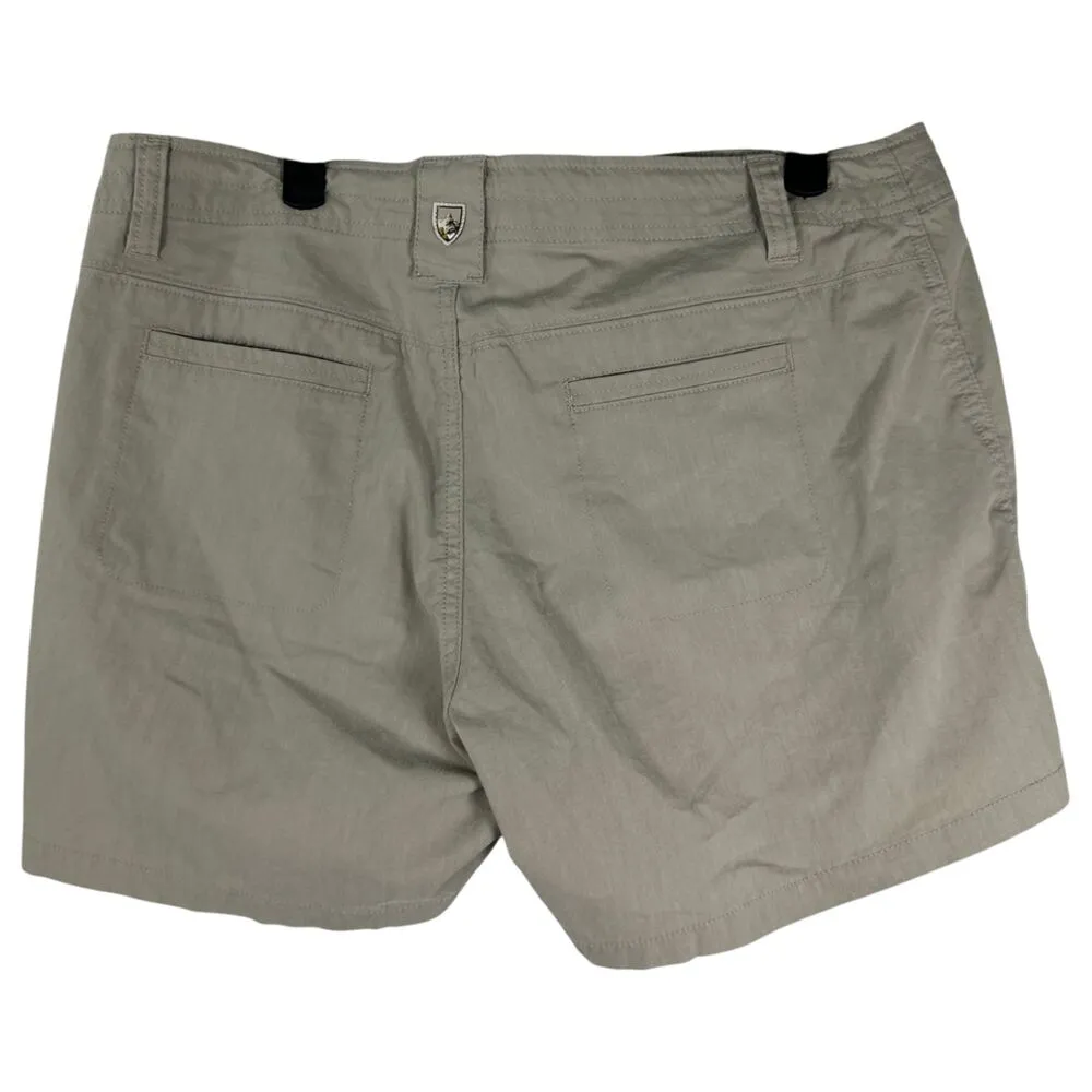 Kuhl Splash Shorts 3.5 Inch Inseam Khaki Beige Women's Size 10 - Image 5