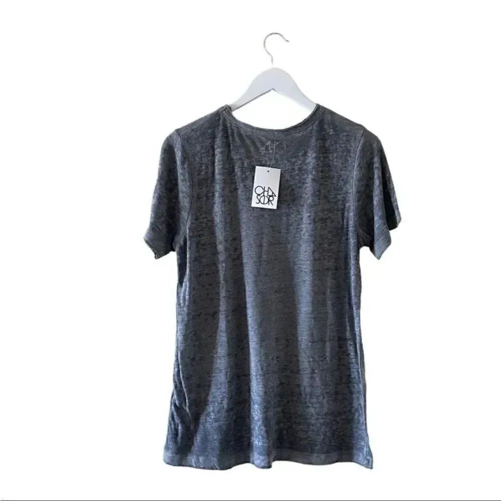 Chaser Revolve Heather Gray Festival I Need. Cocktail Short Sleeves TShirt SZ M - Image 7