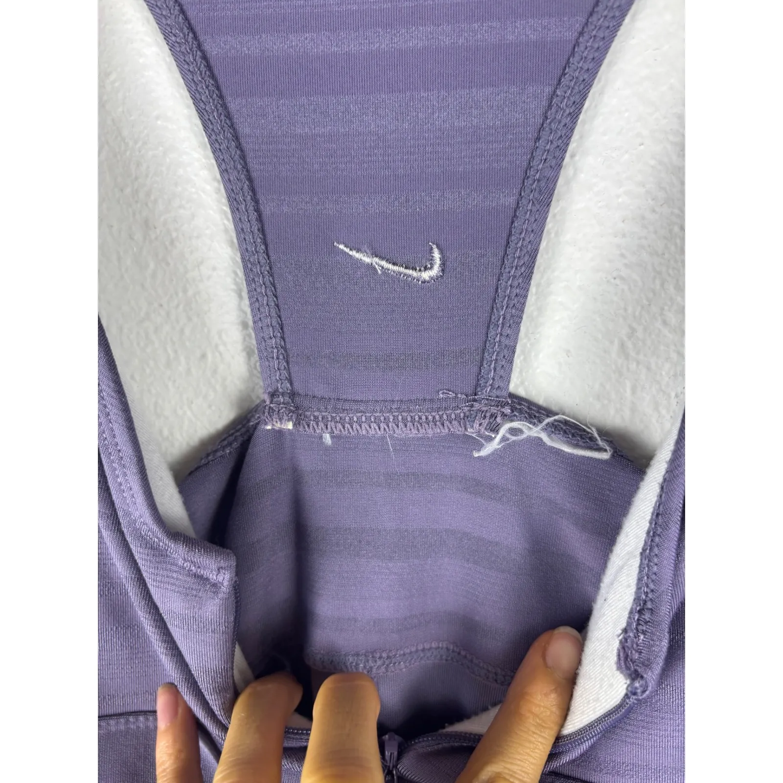 Nike Bodysuit Jumpsuit Sleeveless Athletic‎ Workout Activewear Purple Size XS - Image 7