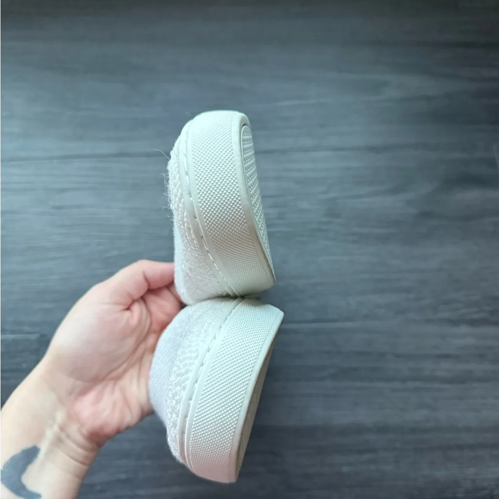 Rothy’s Slip On Sneaker White Terry Cloth - Image 7