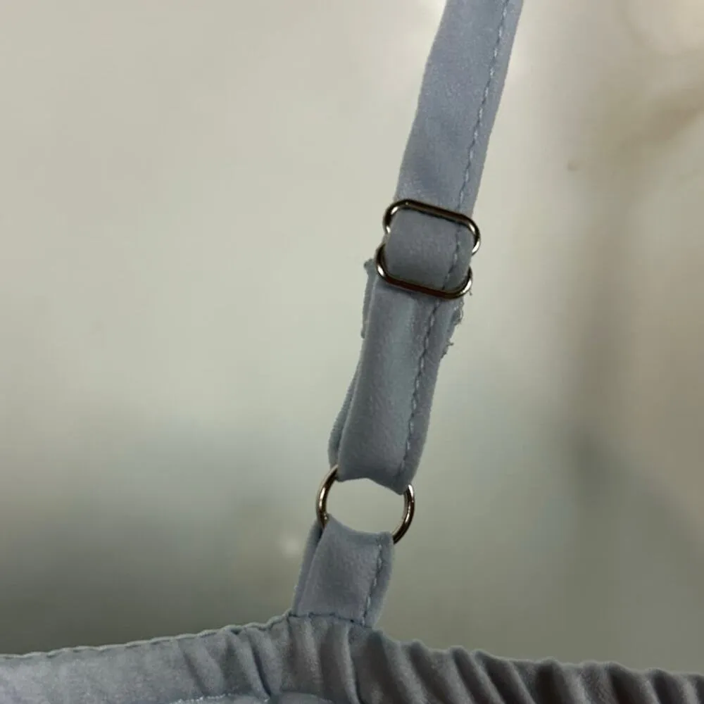 Princess Polly  OLD SCHOOL LOVE CROP TOP BLUE  size 2 - Image 11