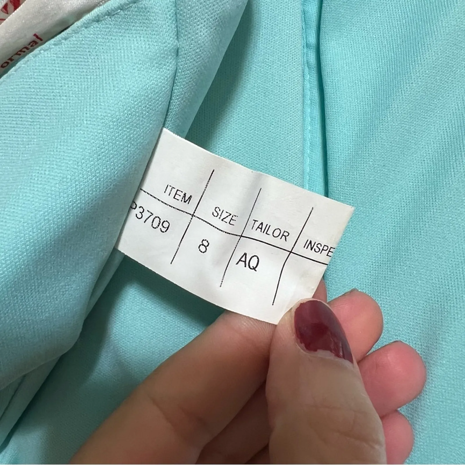 Kiss Kiss Formal 3709 beaded bodice cutout back jersey prom dress NEW 8 Blue - Image 7