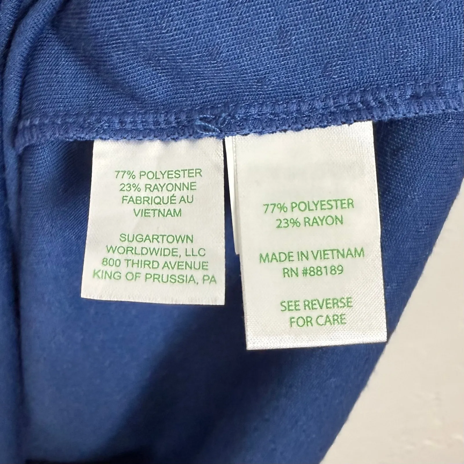 Lilly Pulitzer Pheby Dress Oyster Bay Navy Size Large - Image 5