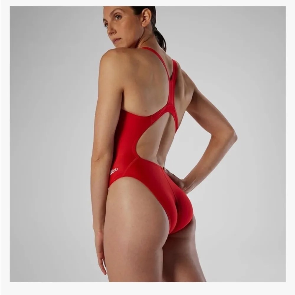 NWT Speedo Women's Swimsuit One Piece Prolt Super Pro Solid Adult size 10 - Image 4