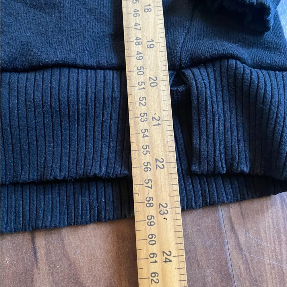 Alo Sweater Black Cowl Neck Long Sleeve Casual Workout‎ Athletic Yoga Running - Image 5