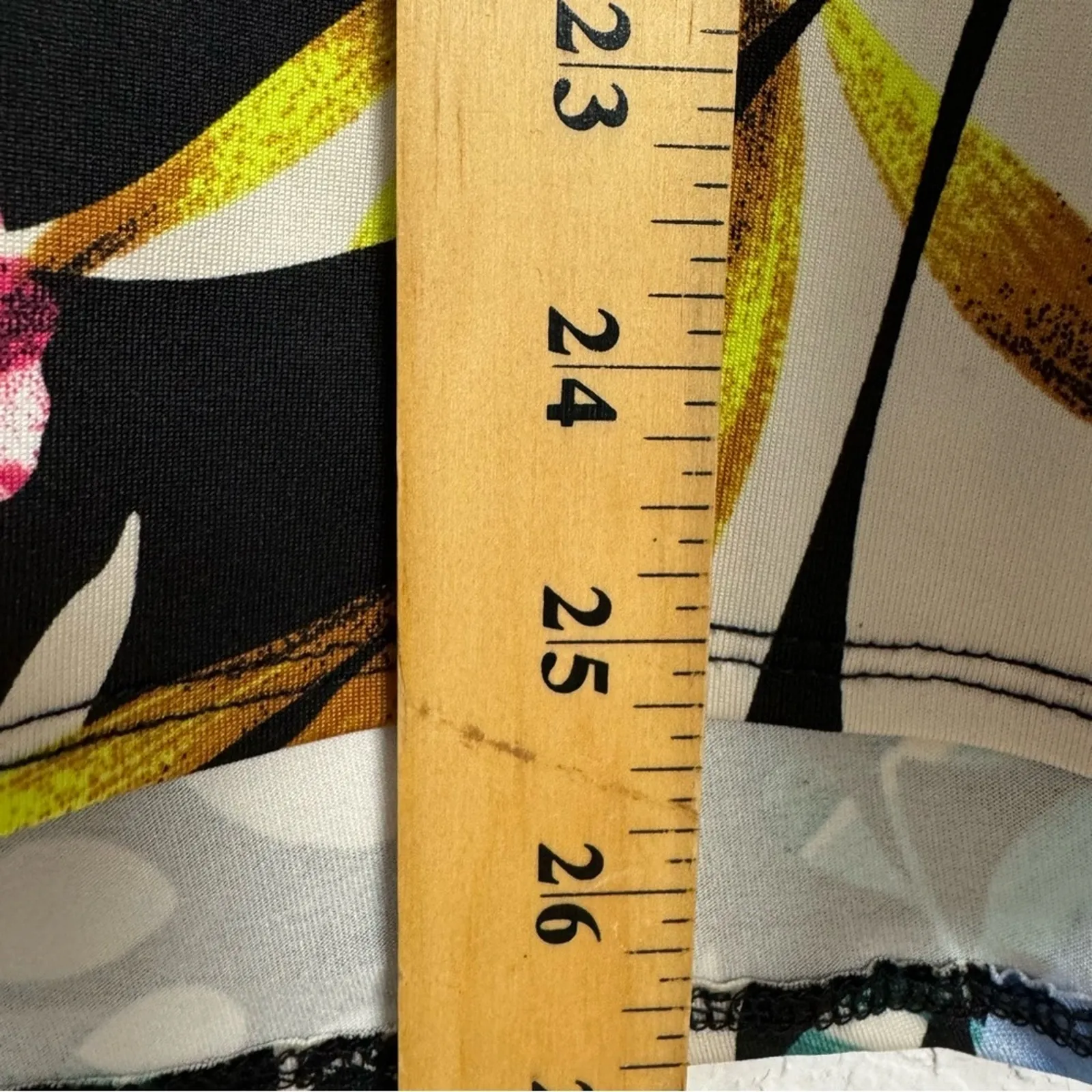 Sunny Leigh Black Floral 3/4 Sleeve Blouse Womens S Casual Fall Classic Tropical - Image 3