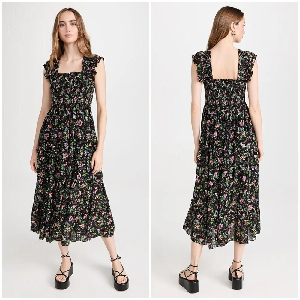 💕HILL HOUSE HOME💕 The Ellie Nap Dress ~ Berry Floral Print Small - Image 2