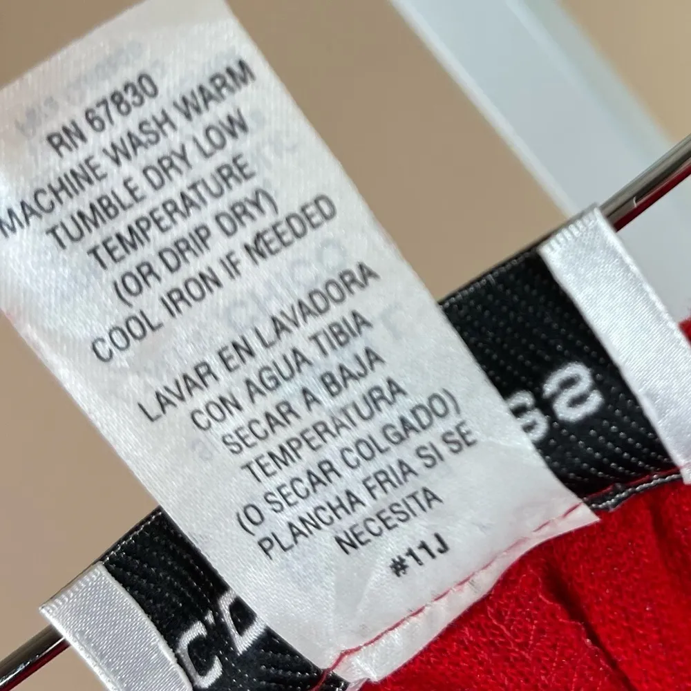 Vintage C. D. Petites Size Small Vibrant Red Midi Pencil Skirt Bold Costume - Image 5