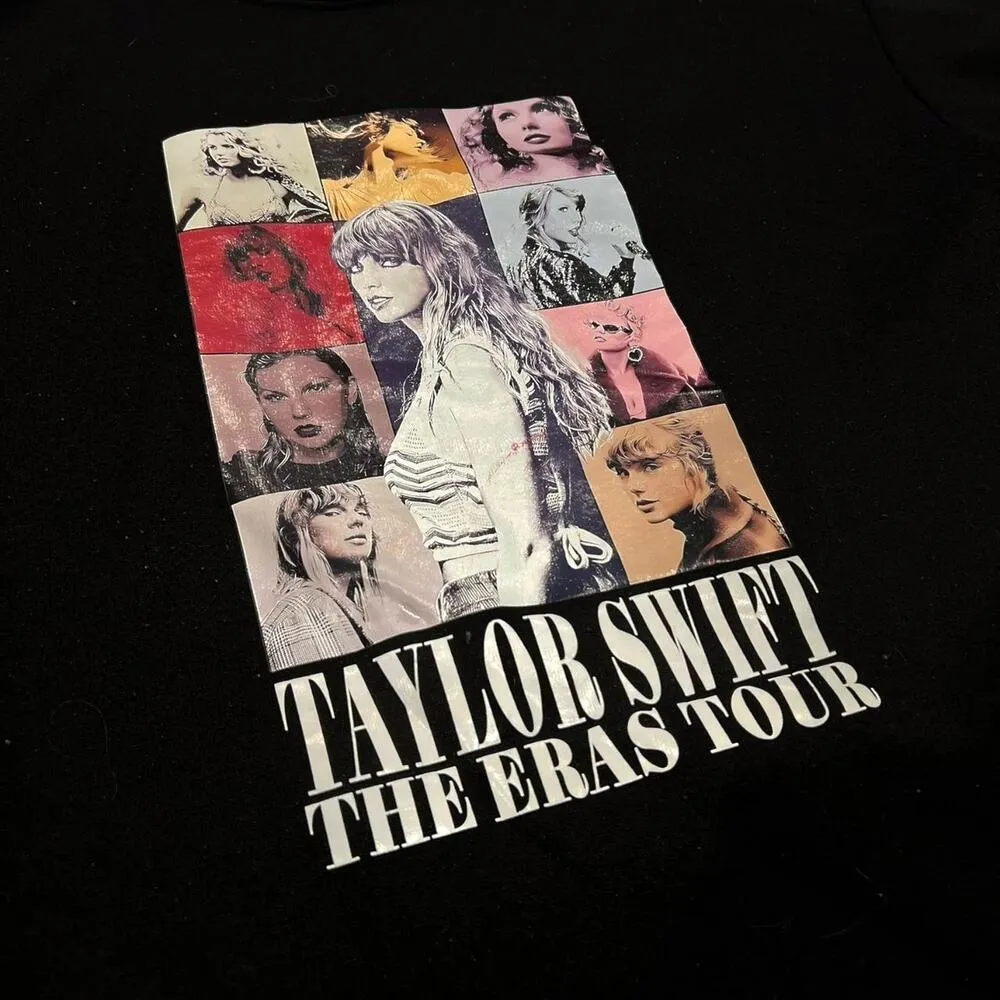 ★ Taylor Swift The Eras Tour Concert Merch Black Sweatshirt ★ - Image 3