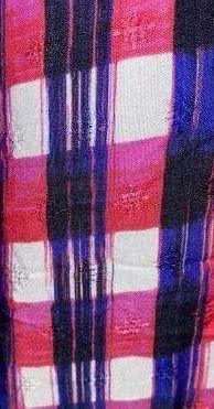 NWT $110  Purple Motif Checked Knee Length Dress XS - Image 4