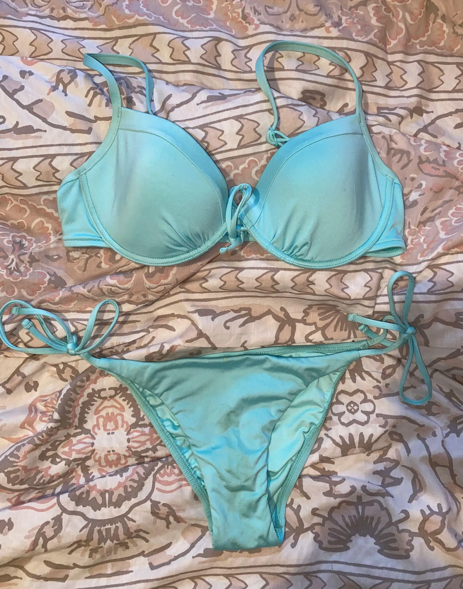 Blue String Bikini Set - Image 2