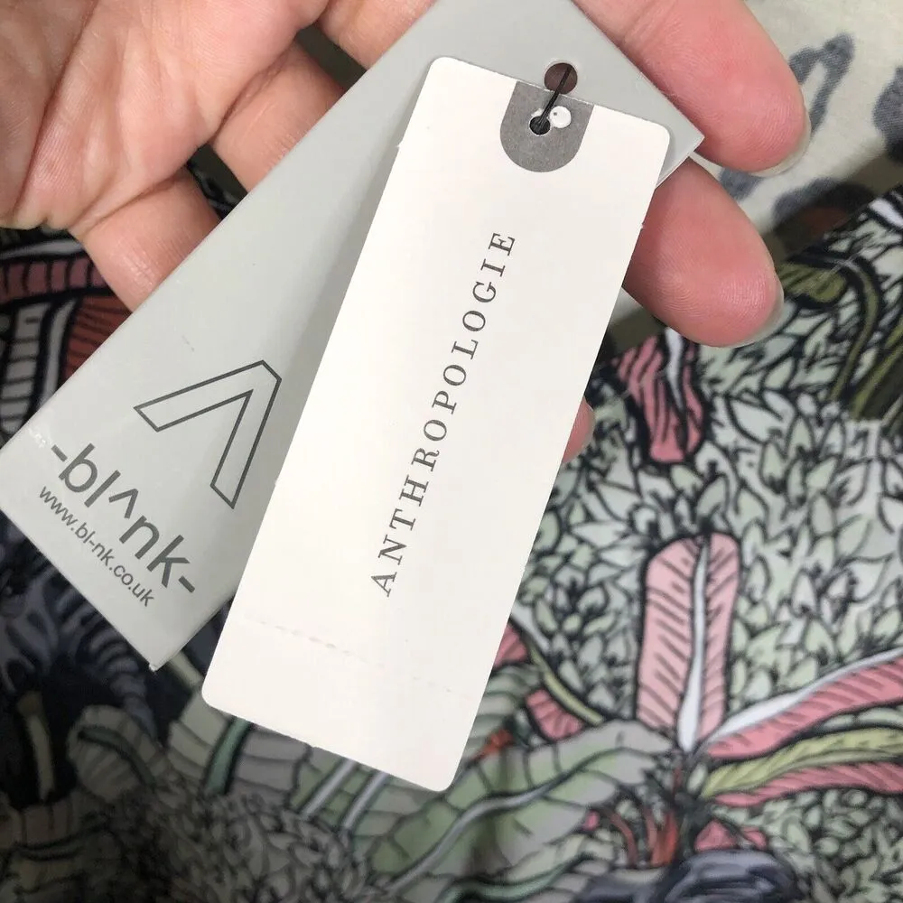 NEW Anthropologie Blank London Size M Sibley Wildlife Animal Print Top Elephant - Image 9