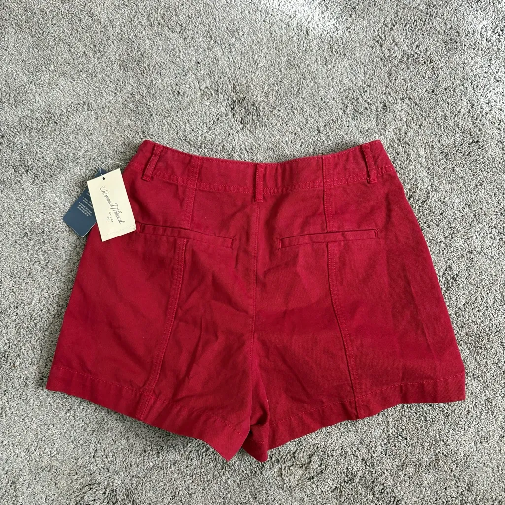 Universal Threads 💜 NWT Universal Thread High Waist Tomato Red Shorts - Image 4