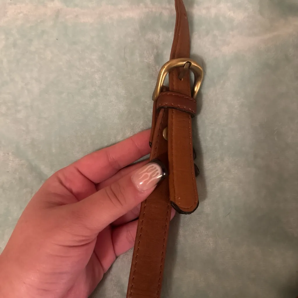 Vintage Boulder Ridge Brown Crossbody Bag - Image 7