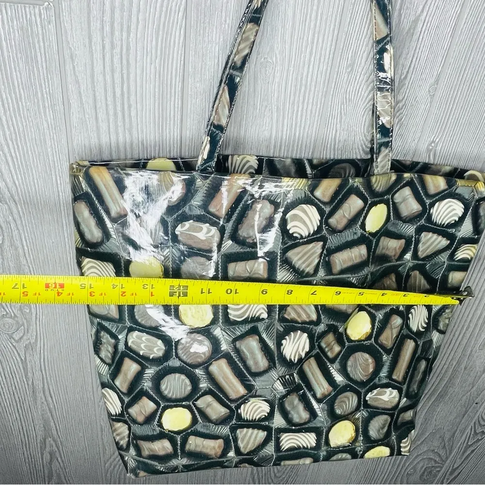 Rare Kate spade bon shopper daycation chocolate bonbon candy tote bag purse - Image 10