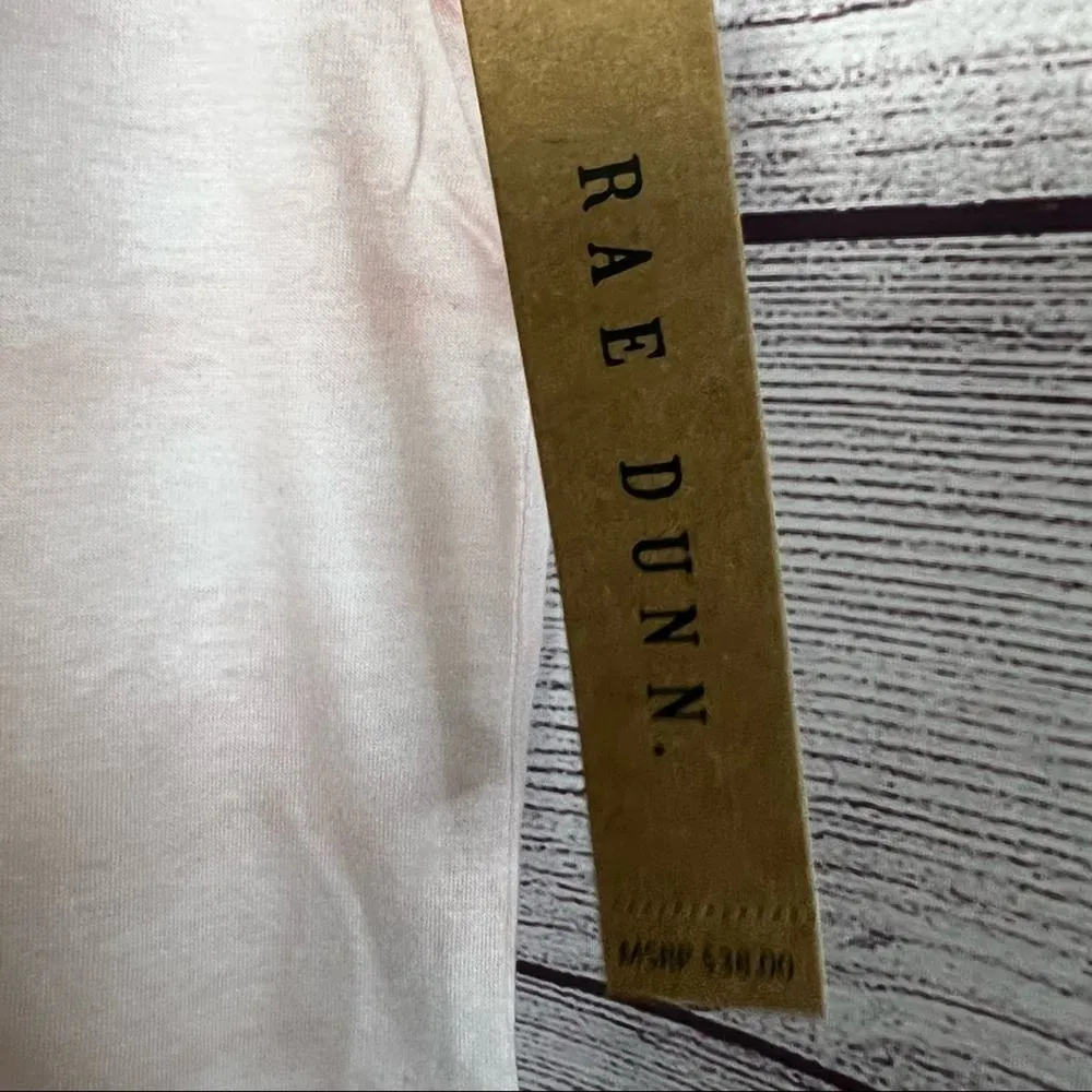 Rae Dunn Womens Short Sleeve "Honeymoon Vibes" Graphic Tee Sz L - Image 4