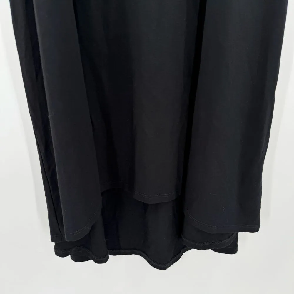 EILEEN FISHER Dress Size Medium NEW Midi Hi Lo Rayon Lycra Stretch Comfy NWOT - Image 8
