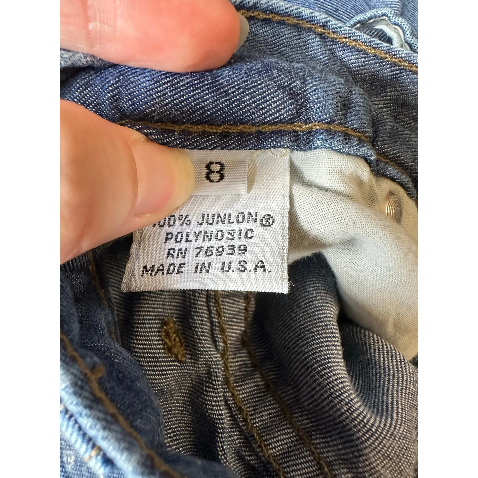 Vintage 90s Pulp Jeans Women’s 8 Made in USA Mom‎ Jeans High Rise Wide Leg - Image 2