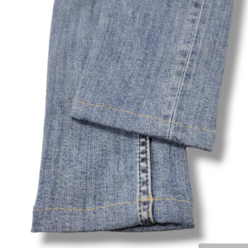 Allsaints Jeans Size 24 23x26.5 All Saints Mast Skinny Jeans Stretch Altered Hem  - Image 5