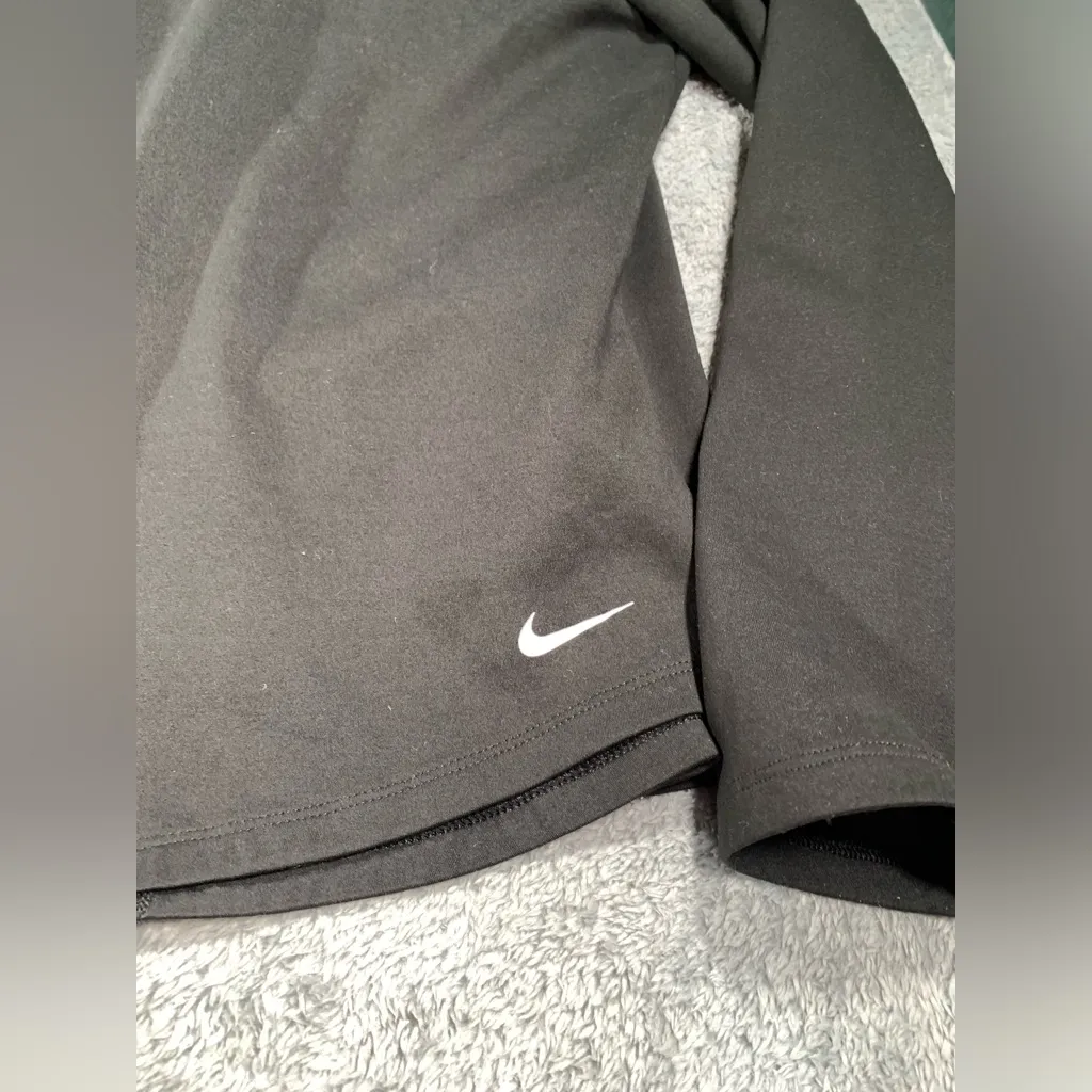 Nike university Iowa Hawkeye Black Quarter-Zip Pullover medium - Image 2