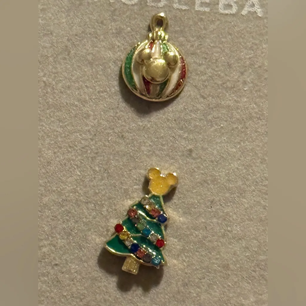 Disney x BaubleBar Holiday Christmas Winter Mickey Stud Earrings Set, 3 pcs - Image 8