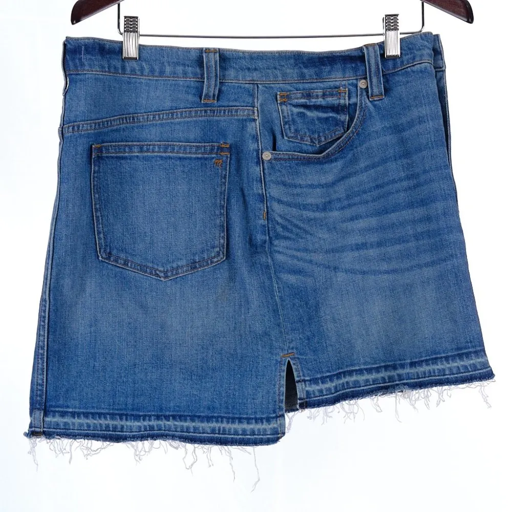 Madewell Step-Hem Jean Skirt Size 29 - Image 8