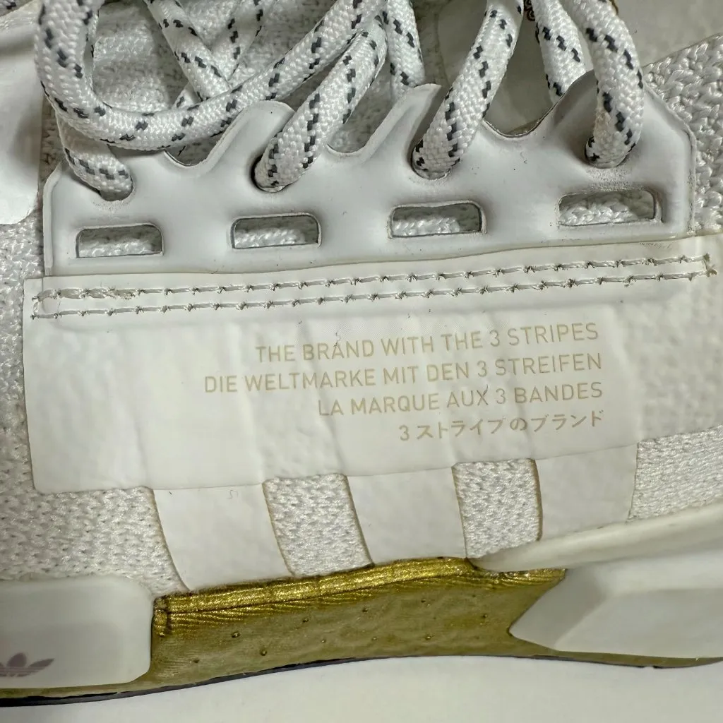 Adidas NMD R1 V2 Gold Boost Sneakers - Image 5