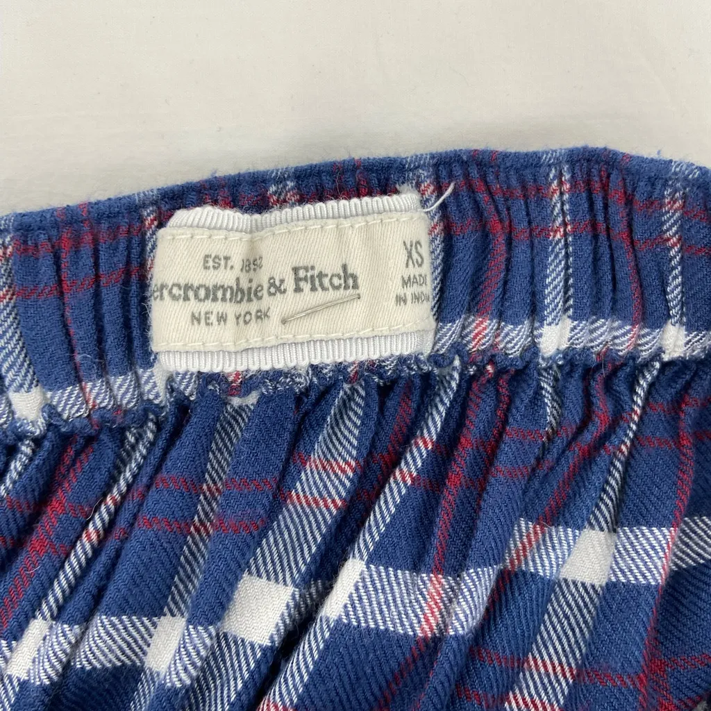 Abercrombie‎ & Fitch Plaid Mini Skirt Elastic Waist Size XS - Image 3