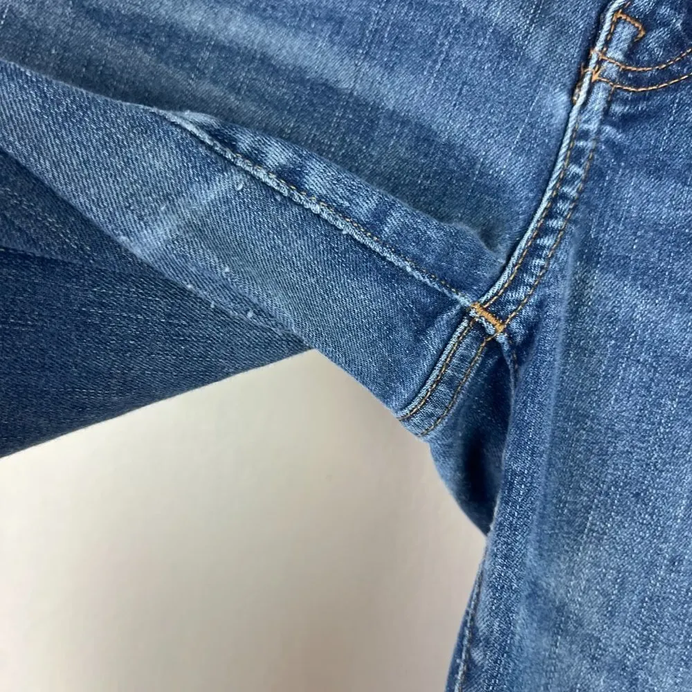 8" Skinny Jeans in Ames Wash Medium Wash Size 28 GUC T1927 - Image 7