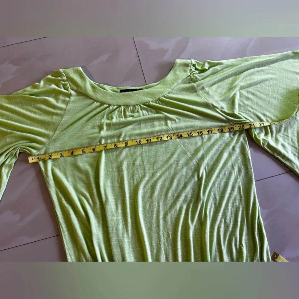 Rampage Long Sleeve Tunic - plus Size S. Lightweight wide sleeve kimono green - Image 8