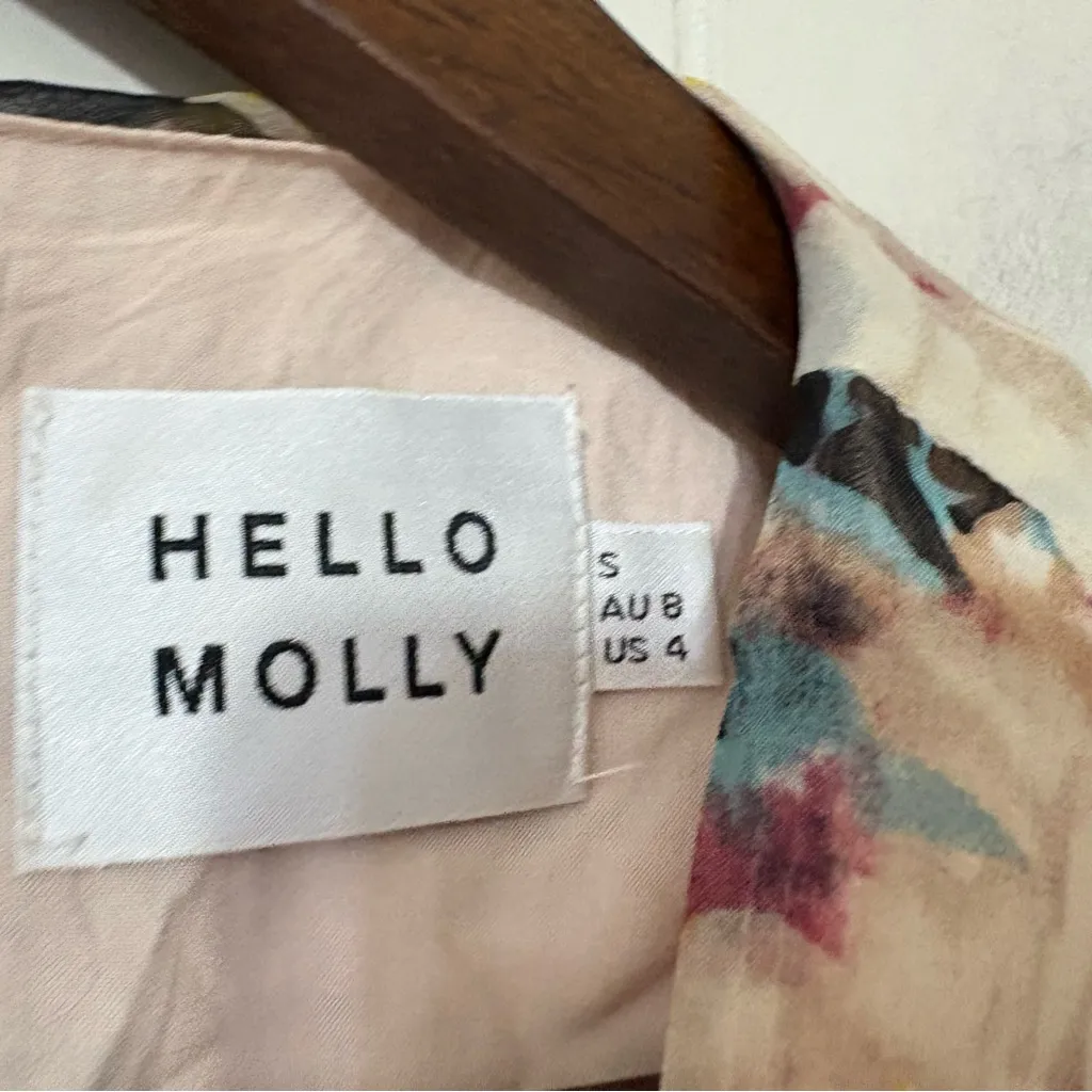 Hello Molly Sandcastle Floral Cutout Mini Dress Size 4 Femenine , Festive - Image 7