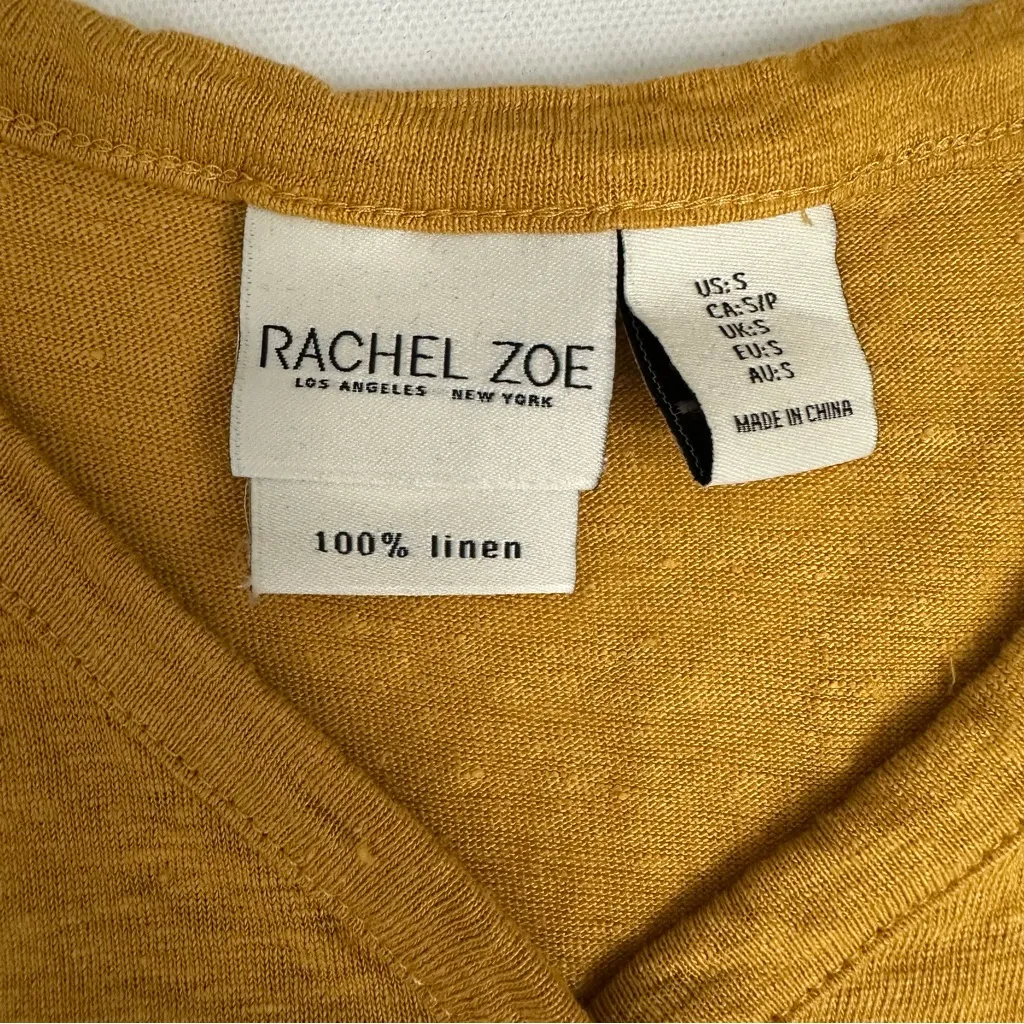 Rachel Zoe Linen Top Size S Women - Image 3