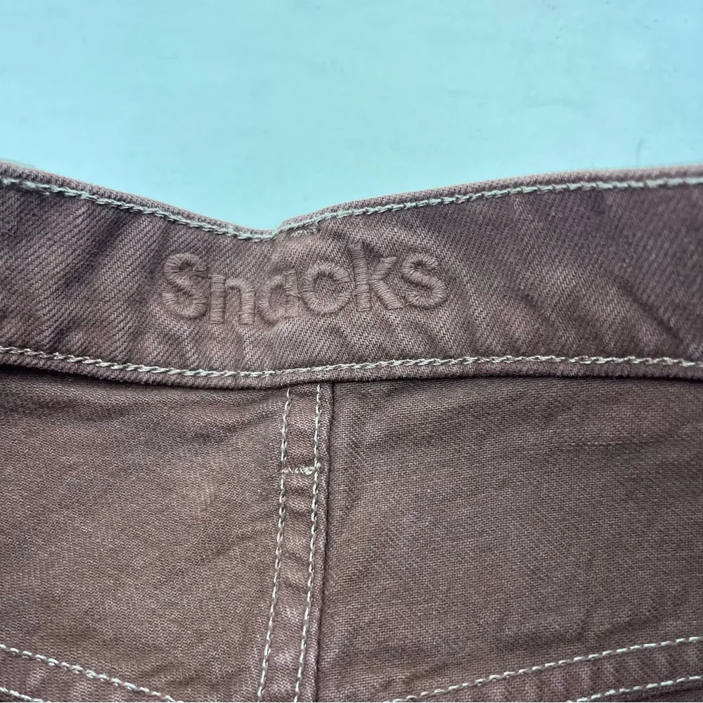 Mother Snacks High Waist Twizzy Skimp French Roast Brown Denim Jean Womens SZ 25 - Image 4