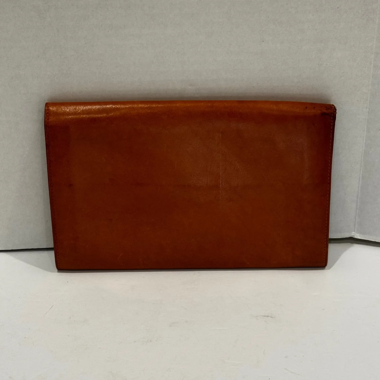 Underwood London Brown Leather Envelope Clutch Organizer Travel Document Holder - Image 6