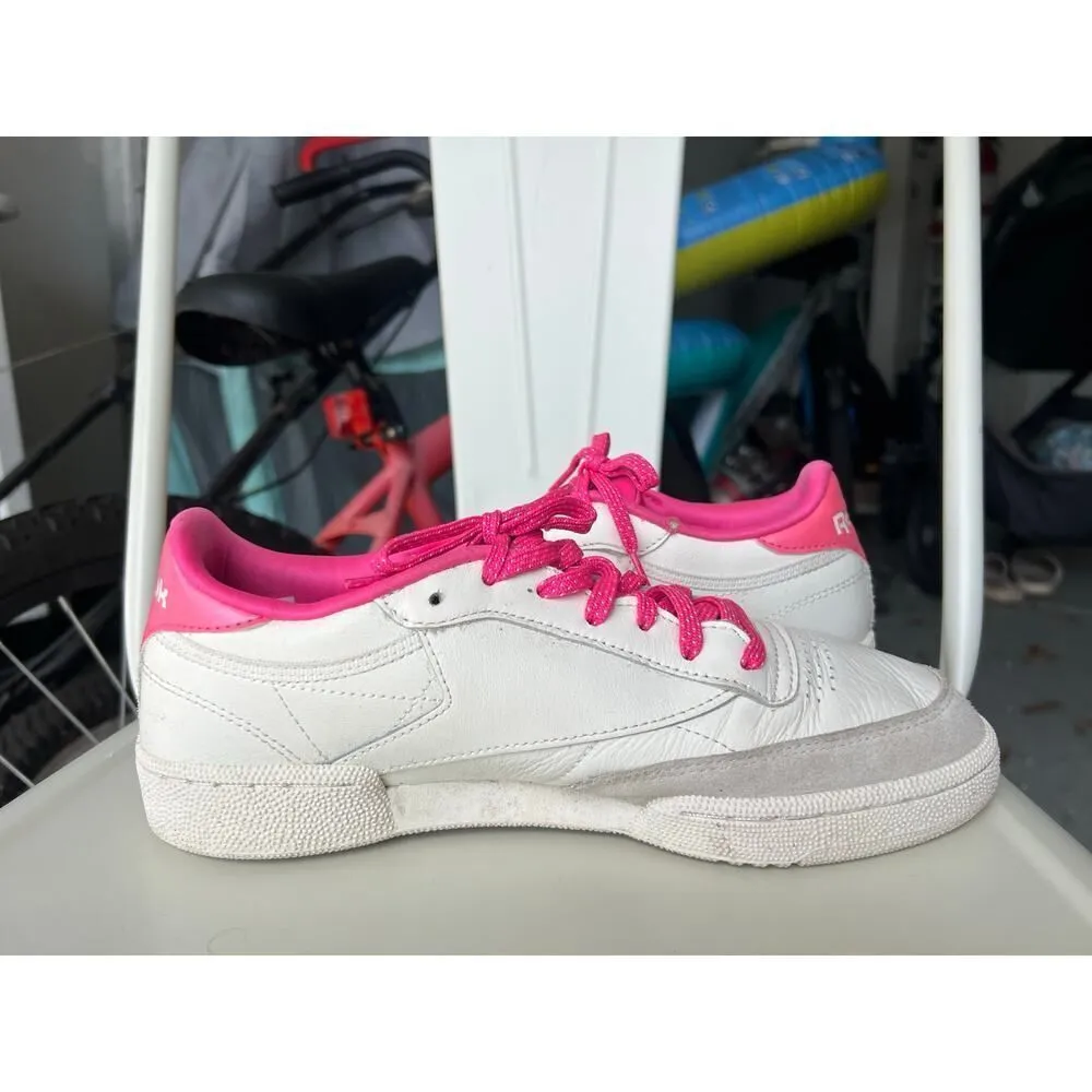 Reebok Women’s Club C 85 'Chalk Atomic Pink' Size 8.5 Sneakers - Image 9