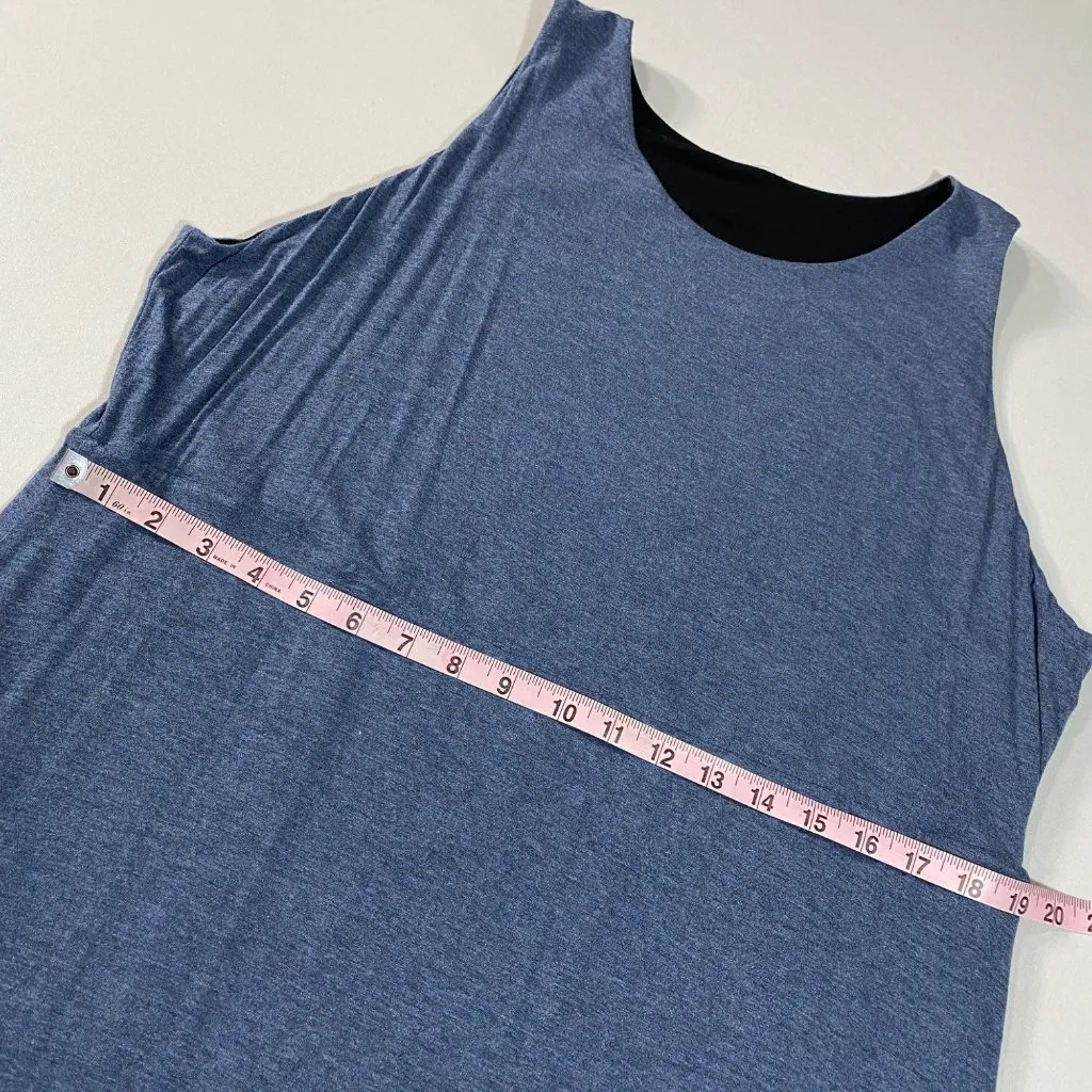 Womens XL Reversible Black & Blue Beach/Lounge Dress - Image 7