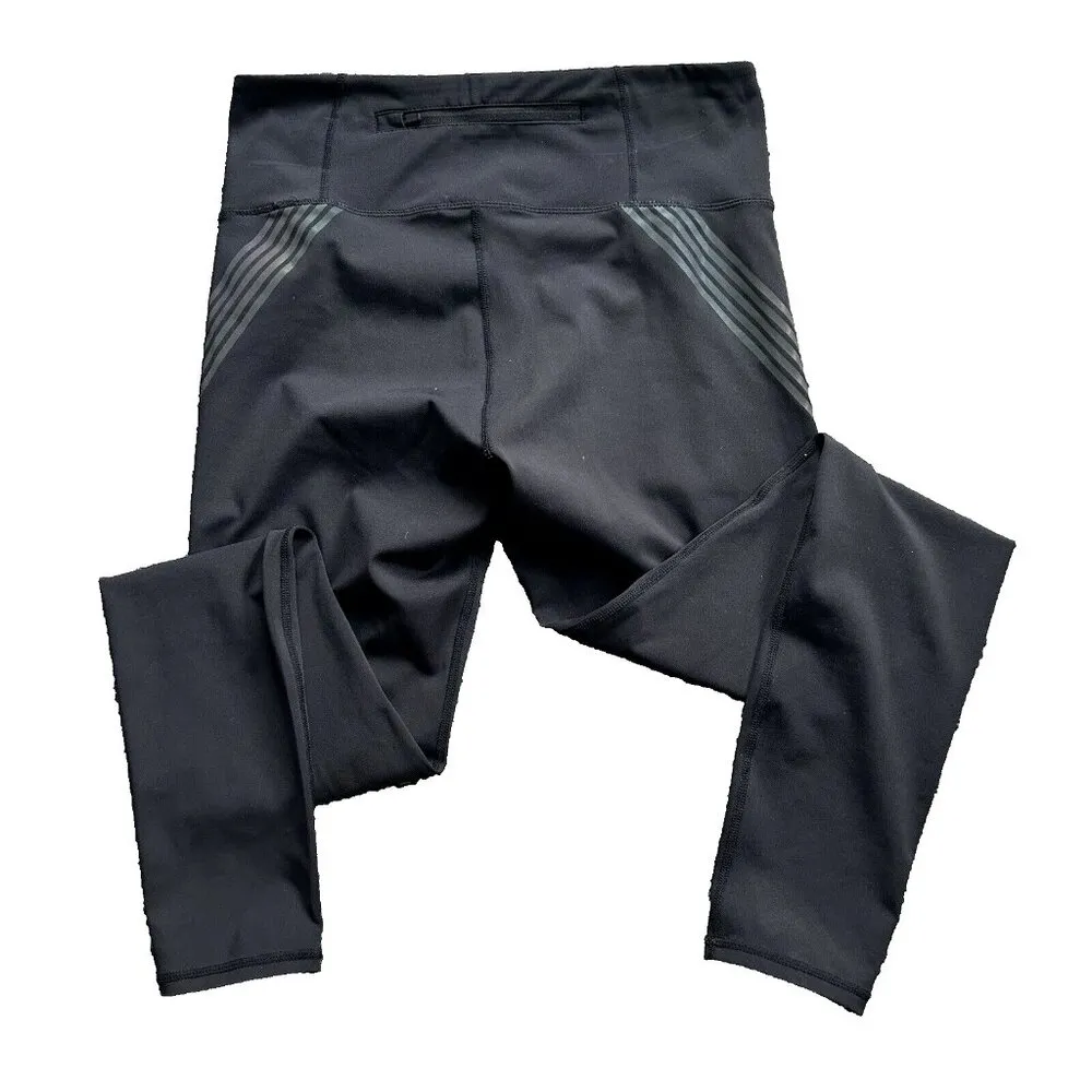 Superdry Womens Sport Training Seamless Power Leggings Sz 10 Holographic Logo - Image 2